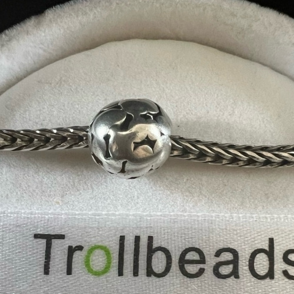 Trollbeads SPOT Bead/Charm  925S LAA stamped; EUC